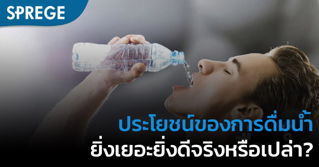 ประโยชน์ของการดื่มน้ำ ยิ่งเยอะยิ่งดีจริงหรือเปล่า